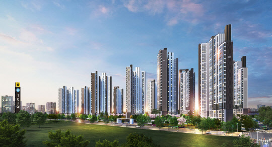 검단신도시 금강펜테리움 3차 센트럴파크 투시도. 자료 금강주택